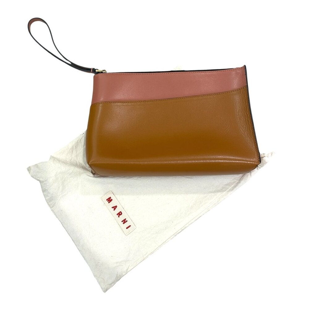 Marni BiColor Leather Clutch - Picture 1 of 5